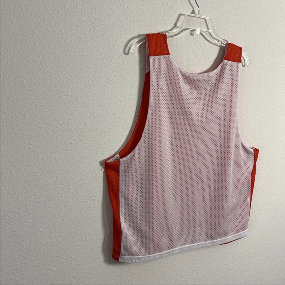 Nike Reversible Orange/White Mesh Dri-Fit Practice Jersey Men’s Lg Basketball - Picture 14 of 14